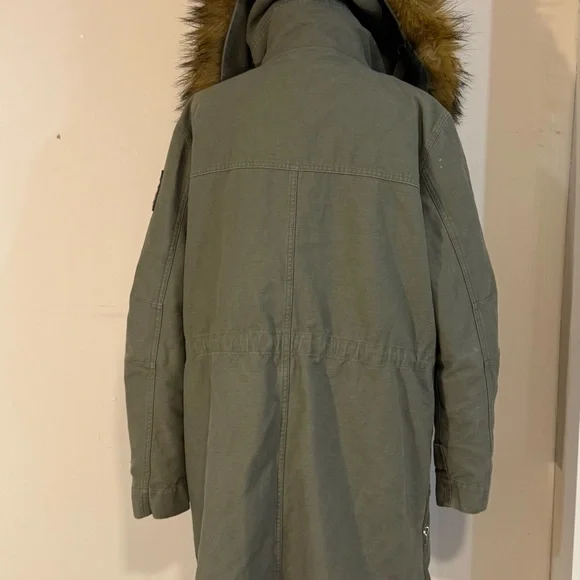True Religion Military Inspired Distressed Parka - Picture 8 of 11